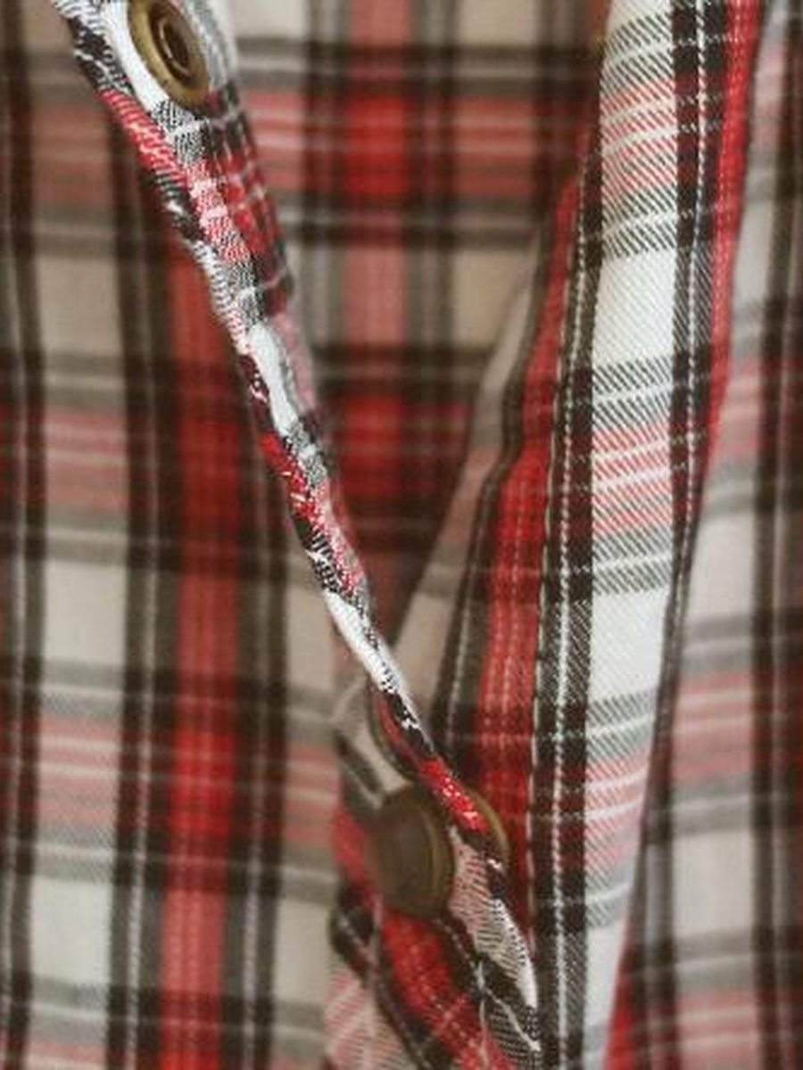 Oversized brushed flannel shirt
