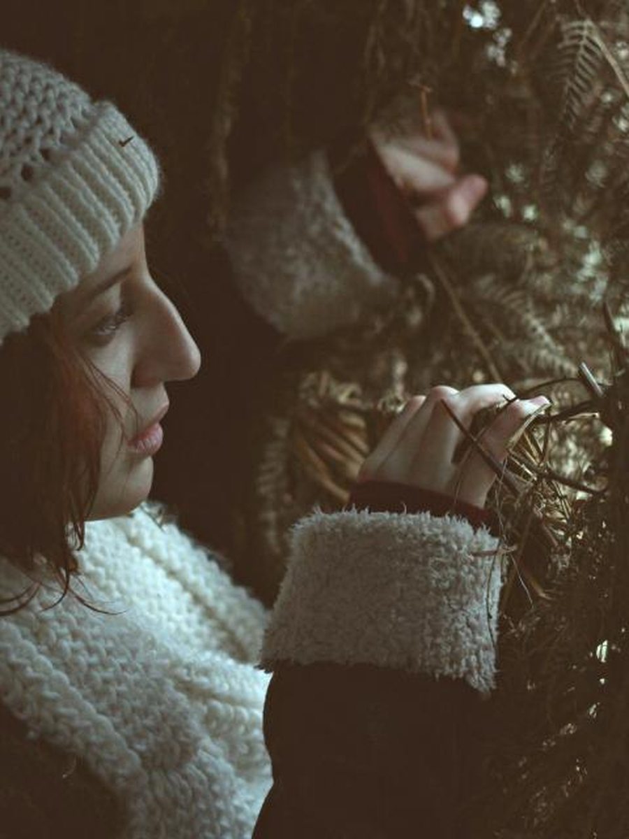 Chunky cable-knit jumper
