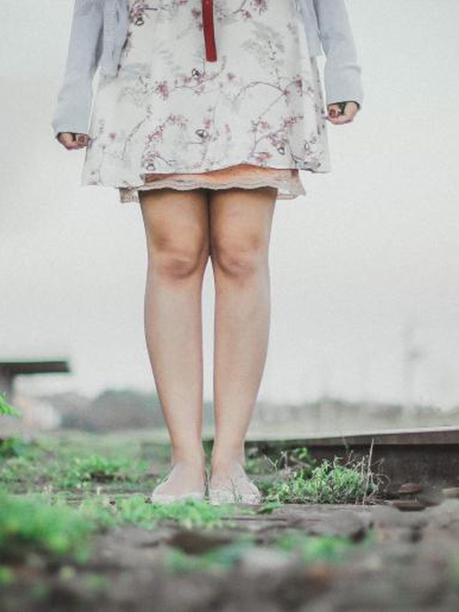Denim mini skirt