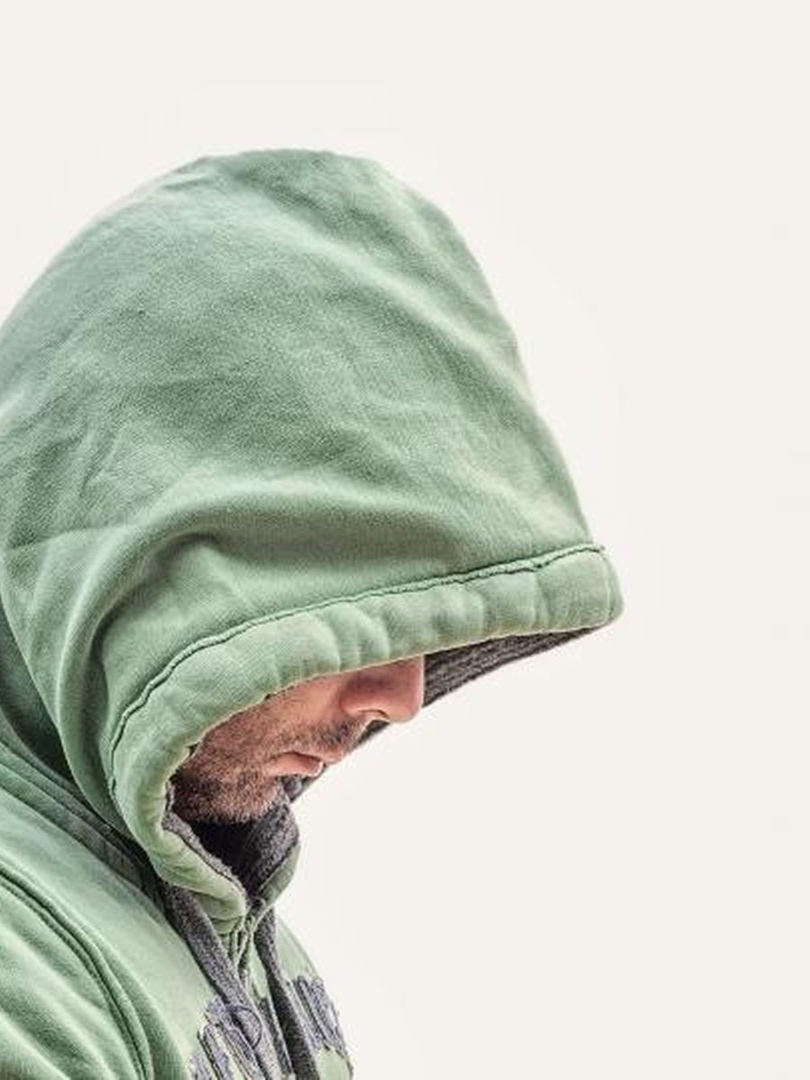 Graphic-print hoodie