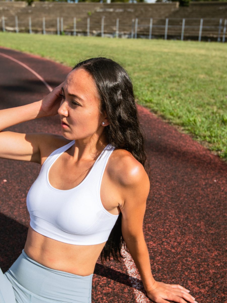High-support sports bra