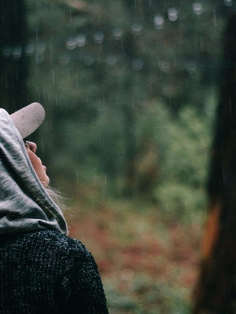 Oversized cotton hoodie