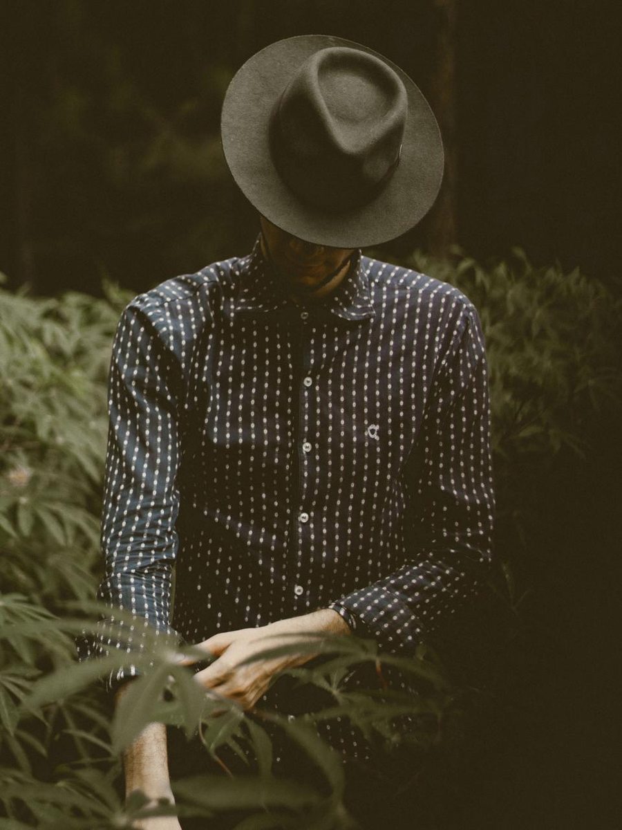 Poplin evening shirt