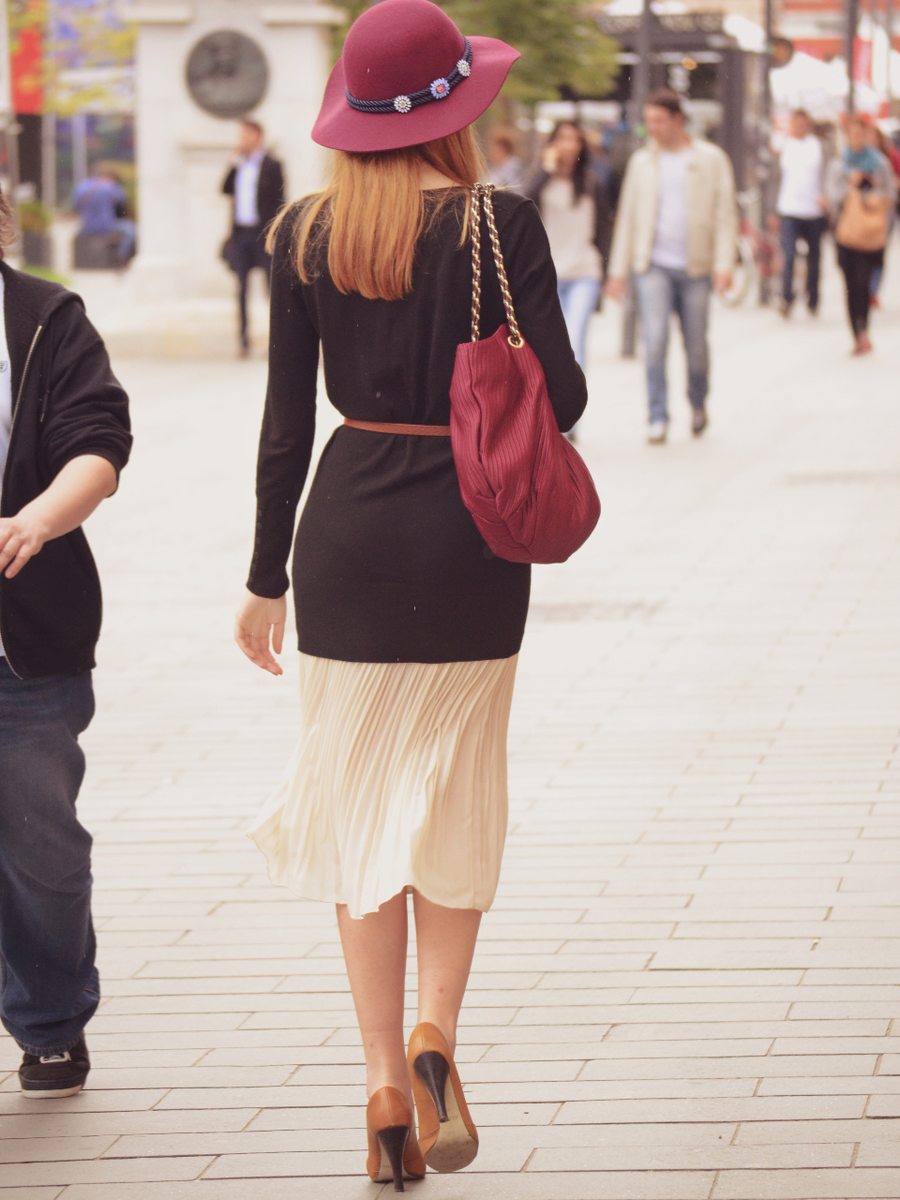 Satin bias-cut midi skirt