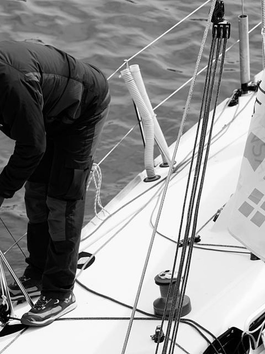 Side-stripe track pants