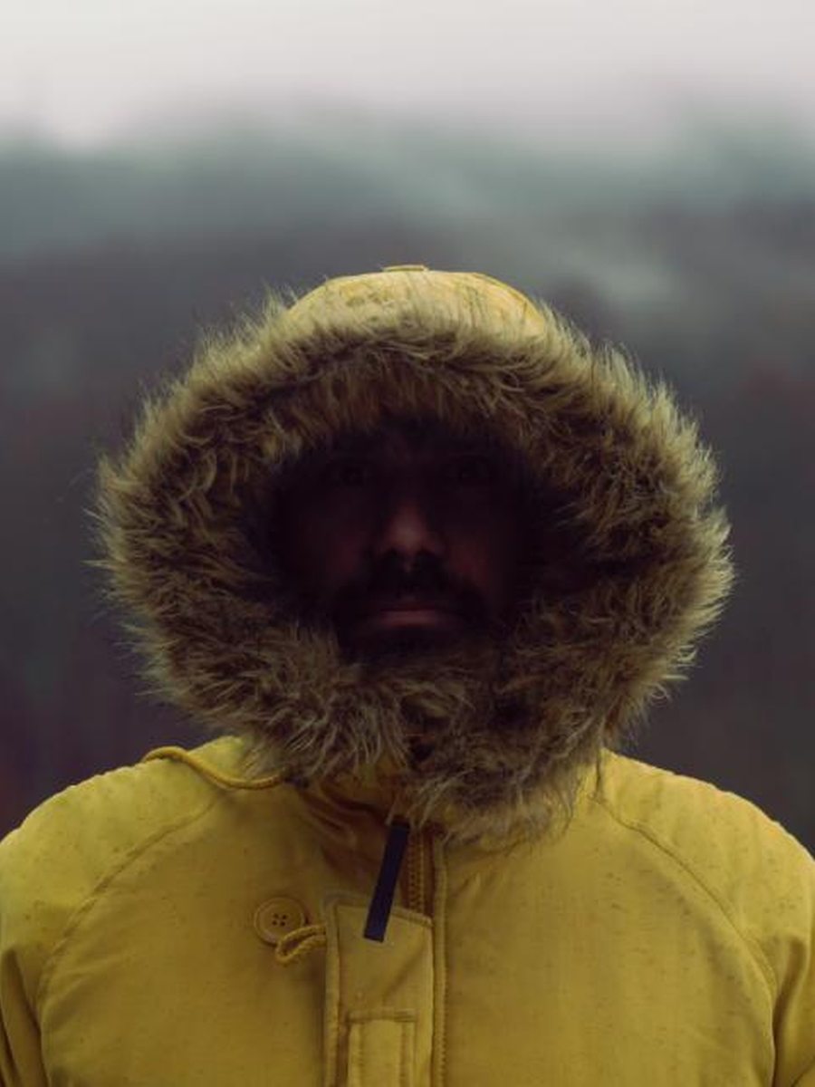 Waxed cotton field jacket