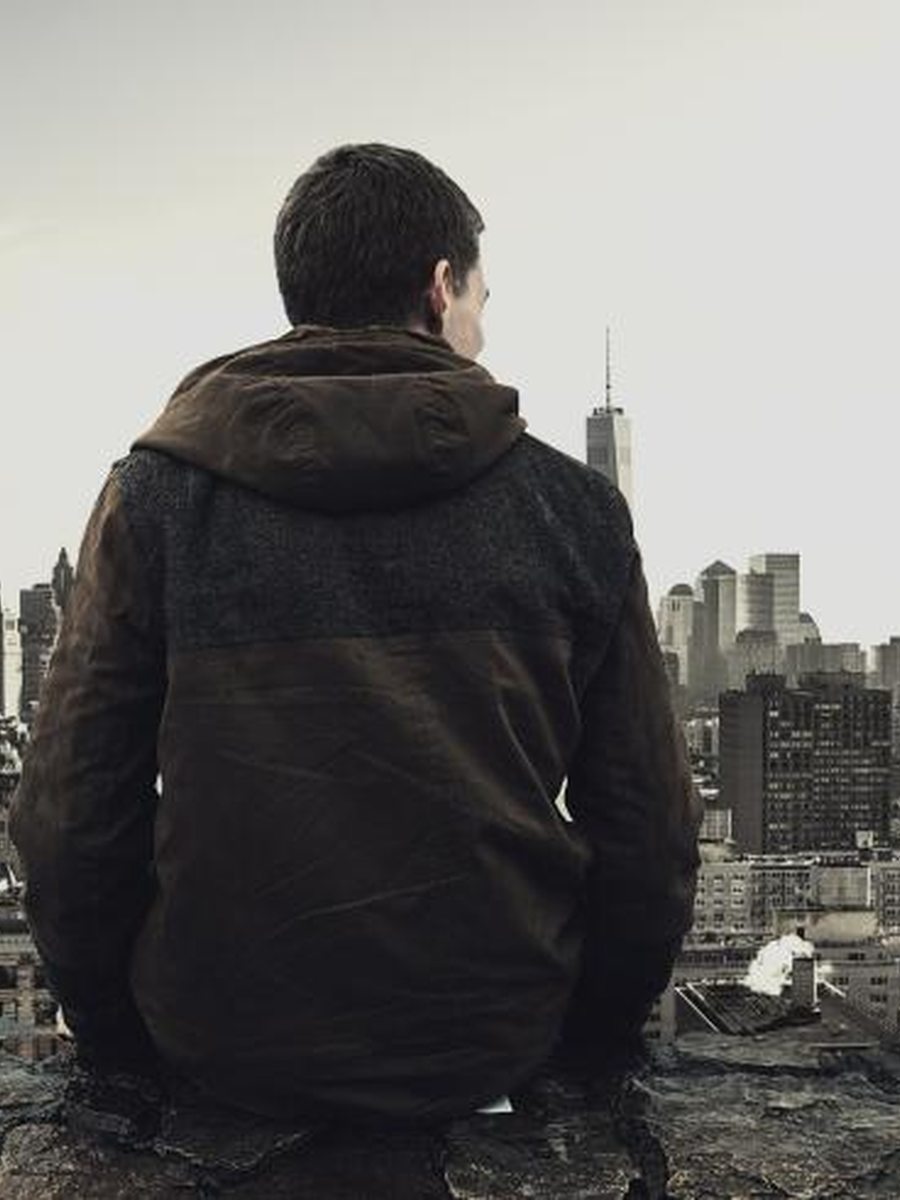 Wool-blend overcoat