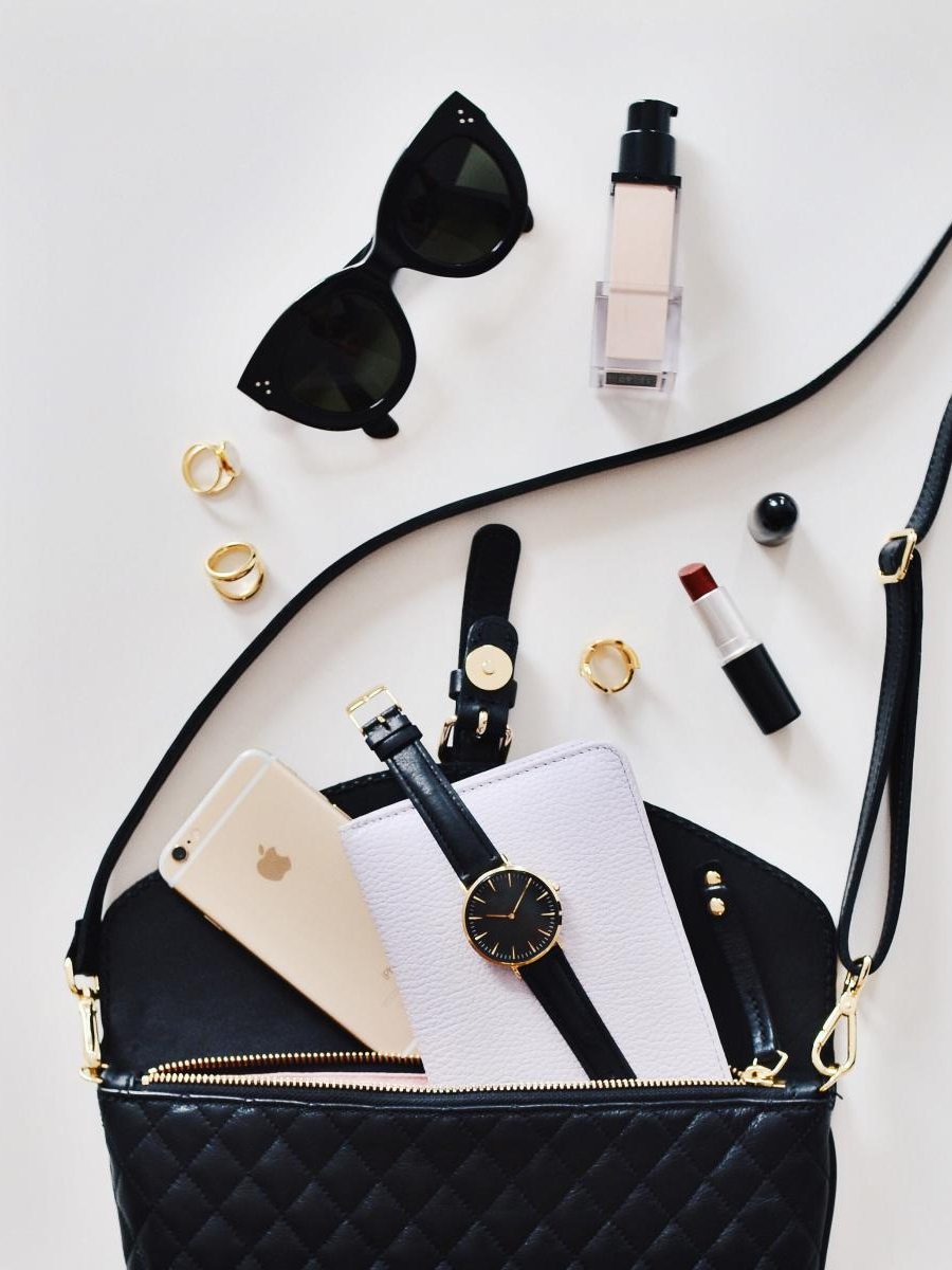 Woven crossbody bag